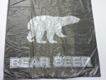 Пакет "майка" 30*16*60 15мкм черная "Белый медведь" 100 шт\уп, 2000 шт/кор
